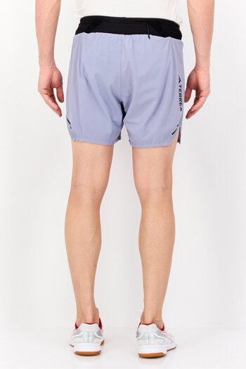 adidas Men Sportswear Fit Terrex 5 Inseam Training Shorts, Lavender