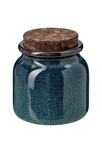 IKEA BRUGDHAJ Jar with lid, blue, 0.3 l