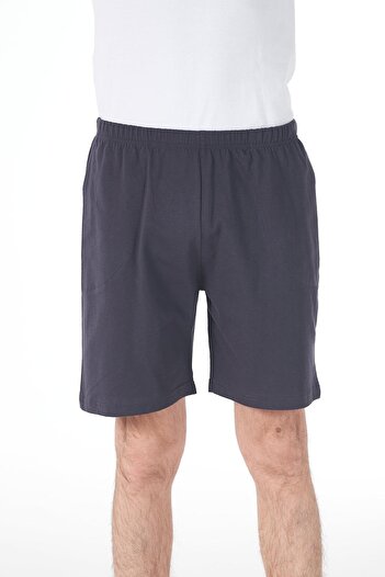 REMSA Men's Pajamas and Shorts Single-Bottom 151 Solid Anthracite
