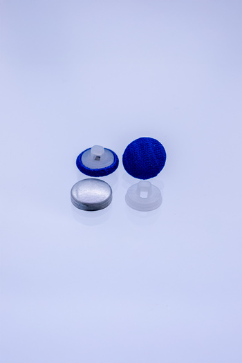 MİKRON Bombe Fabric Covering Button (White/1.000 Pcs / 10.65 mm)