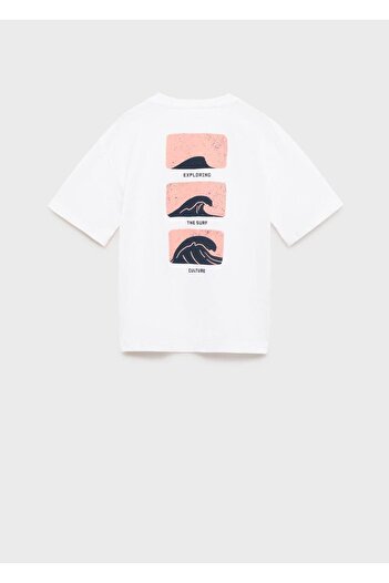 MANGO Kids Surfing Printed T-Shirt