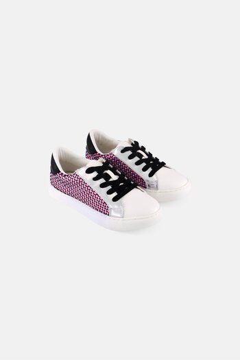 Steve Madden Kids Girl Jrowdy Lace Up Shoes, Multicolor