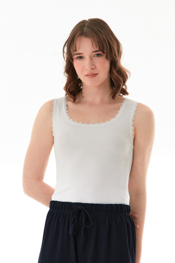 Fulla Moda Wrapped Fabric Lace Strap Bodysuit