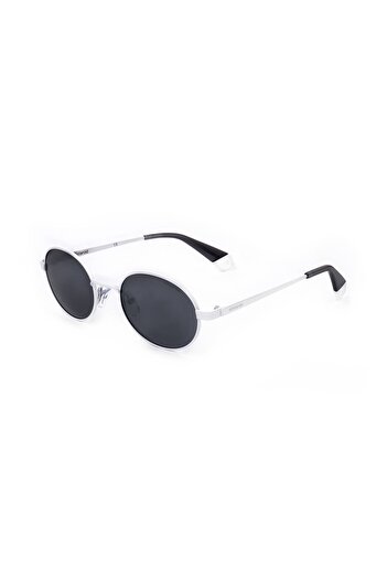 Polaroid ochelari de soare PLD 6066/S-VK6-51 unisex, rotunzi cu lentile polarizate fum