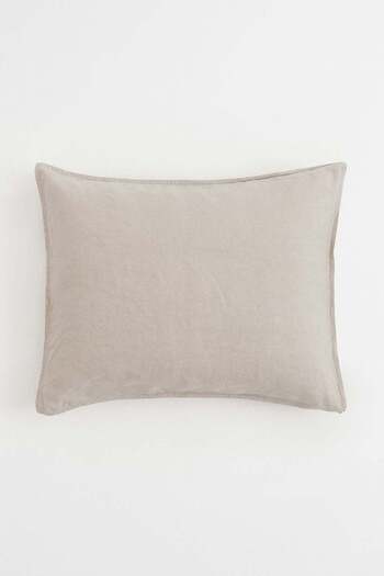H&M Washed linen pillowcase