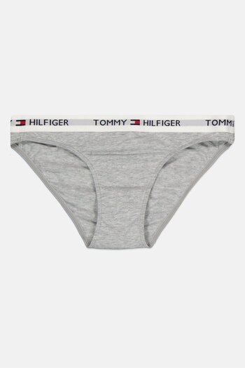 Tommy Hilfiger Women Brand Logo Pull On Panty, Grey