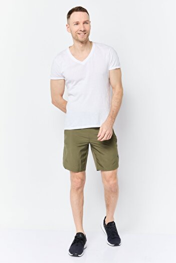 adidas Men Sportswear Fit 9 Inseam Running Shorts, Olive