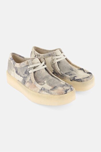CLARKS Men Standard Wallabee Cup Lace Up Casual Shoes, Multicolor