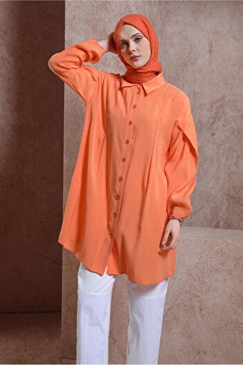 Alvina 44440 Model Shirt Collar Tunic