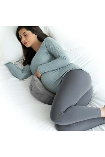 COOYA Side Sleeping Pregnancy Pillow, With Comfort and Support, Gifts for Pregnancy Essentials, Grey