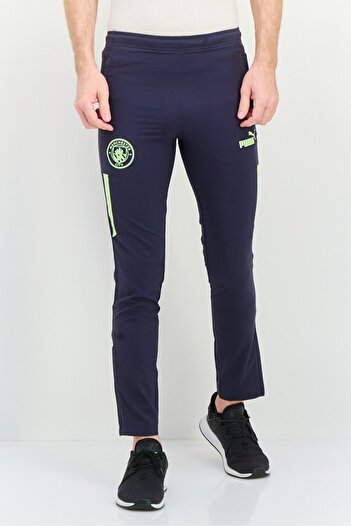 Puma Men Slim Fit Manchester City Training Pants, Navy