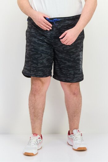 Kenneth Cole Men Animal Print Basic Shorts, Charcoal Grey