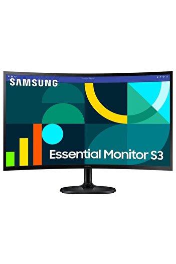 Samsung Monitor VA LED Samsung 27" LS27D360GAUXEN, Full HD (1920 x 1080), Ecran curbat, 100 Hz, 4 ms (Negru)