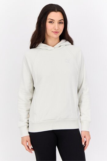 Puma Women Relaxed Fit Long Sleeves Outdoor Hoodies, Sedate Grey