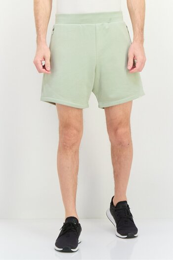 adidas Men Sportswear Fit Brand Logo Outdoor Shorts, Mint Green