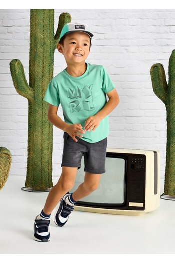 MAYORAL Boy's Bermuda Shorts - Dark Gray Model 3222