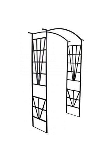 08 artvin gazozu Metal arch, pergola, for garden, 114x45x208 cm
