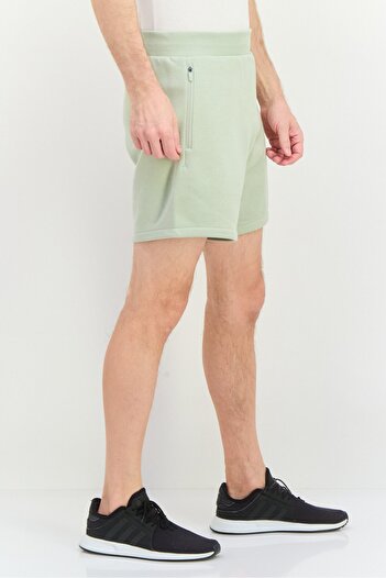 adidas Men Sportswear Fit Brand Logo Outdoor Shorts, Mint Green