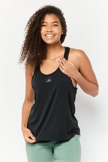 adidas Women Sportswear Fit Sleeveless Training Top, Black