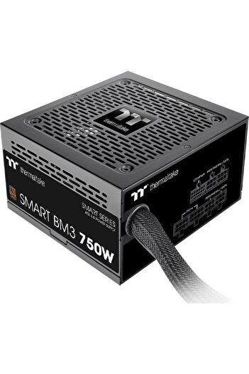 THERMALTAKE Sursa Thermaltake Smart BM3, 750 W, 1x120 mm, 80+ Bronze, ATX3.0, Semi Modulara (Negru)