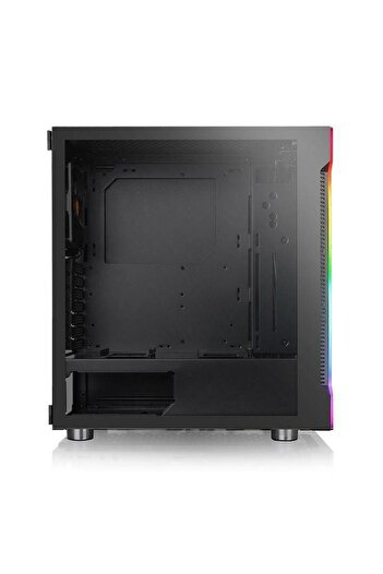 THERMALTAKE Carcasa Thermaltake H200, MidTower, Sticlă securizată (Negru)