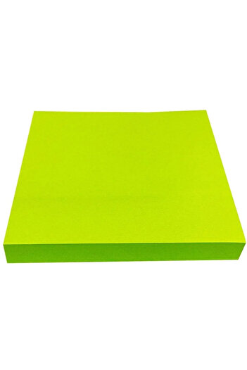 Modellino Color Postit Note Paper Rbc 76Mmx76Mm 4X80 Sheets 4/80 Count, Green
