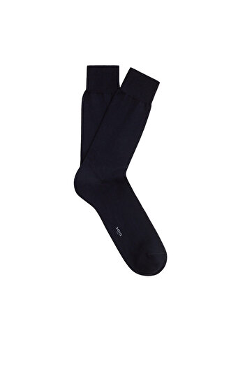 MANGO Men's Navy Blue Socks 37071319