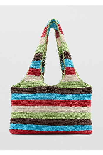 MANGO Woman Green Women's Shoulder Bag 77020639