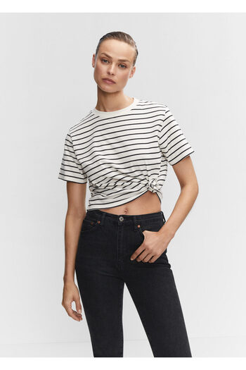 MANGO Woman Cropped Skinny Jeans