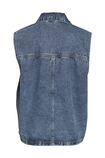 Noisy May Vest Women / Girls Medium Blue Denim