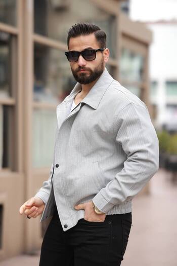 LUMAST UNISEX OVERSIZED ΕΛΑΦΡΙΑ ΛΕΠΤΗ ΑΝΟΙΞΗ ΜΠΟΥΦΑΝ