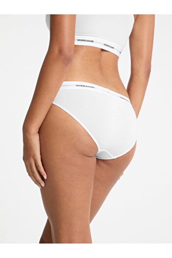 Guess Chiloți pentru femei Gj Brief, alb, din amestec modal, W4BZ30KBBU1-G011