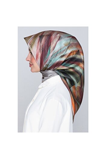 Armine Armi̇ne Silk Scarf 8339D (Twi̇ll) (Nostalgia)-35