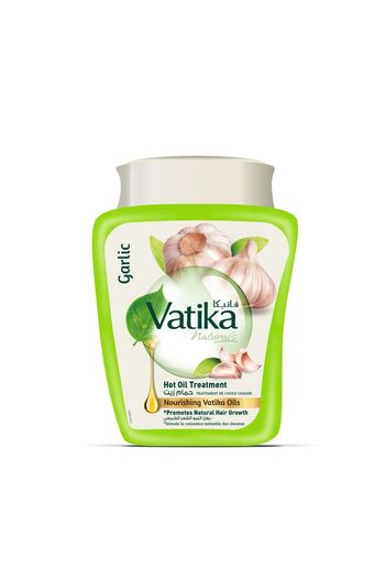 Vatika Naturals Hammam Zaith Hot Oil Treatment Natural Extracts Of Garlic Promotes Natural Hair Grow