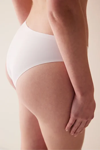Penti Pink Laser Cut Invisible Slip Panties - Non-Release