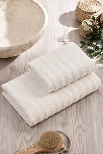 Eponj Home Набір рушників 2 шт. Dalga 50x85см+70x140см