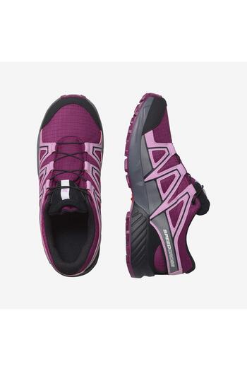 Salomon Speedcross Climasalomon ™   Waterproof Children's Shoes Plum Caspia L47574300