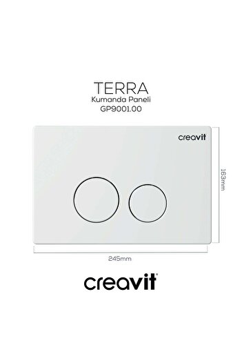Creavit Terra Beyaz Kumanda Paneli