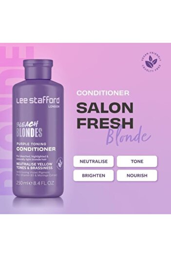 LEE STAFFORD BLEACH BLONDES PURPLE REIGN TONING CONDITIONER 250ML