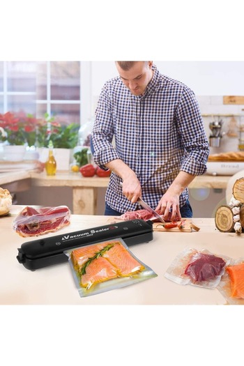 Generic Vacuum Sealer Machine Automatic Food Sealing System with 10 Bags, Easy to Clean & Safety Certified