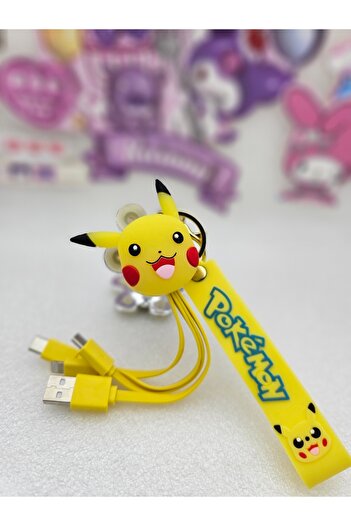 Meyra Accessories sanrio figürlü çoklu şarj ve anahtarlık heryerde işe yarayacak usb çoklu şarj