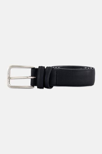 Dockers Men Plain Leather Belt, Black
