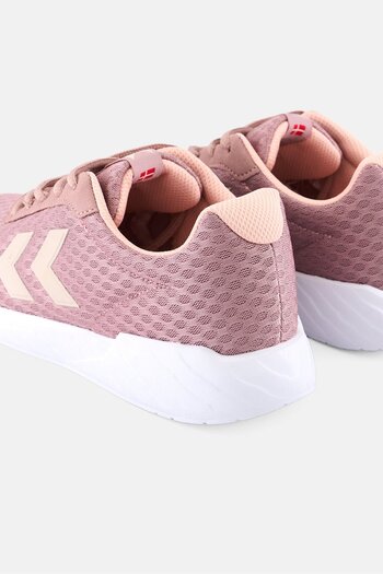 hummel Kids Girls Legend Breather Lace Up Training Shoes, Dusty Pink