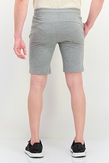 Puma Men Sportswear Fit Drawstring Outdoor Shorts, Grey/Black