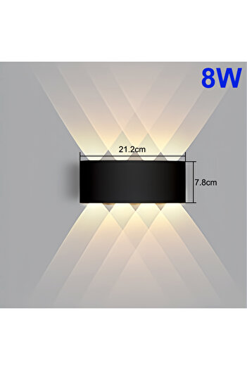 Choice Warm Light 8W LED Wall Lamp 4/6/8/10 Outdoor Wall Lamps Up And Down Towards Lighting For Indoor Room