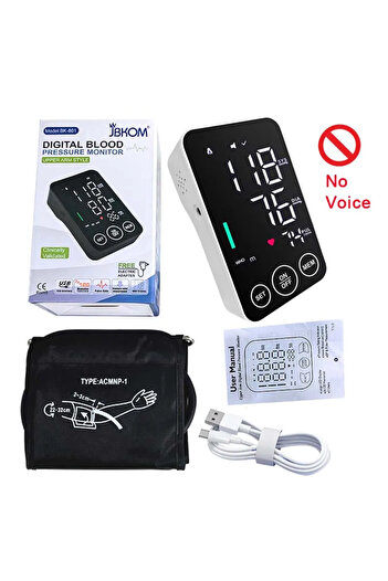 Choice1 No Voice Spanish Voice Sphygmomanometer BP Monitor Health Care New LED Blood Pressure Monitor Big Sc
