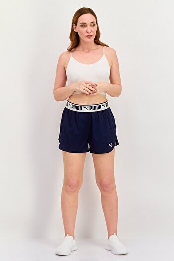 Puma Women Sportswear Fit Training Shorts, Navy