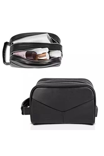 Generic Multi-Layer Zippered Wallet Black