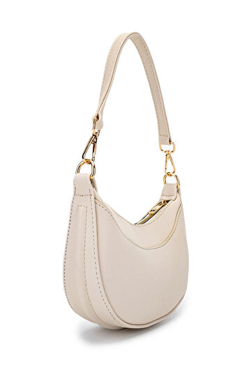 Ecrou Half Moon Small Shoulder Bag – Cream