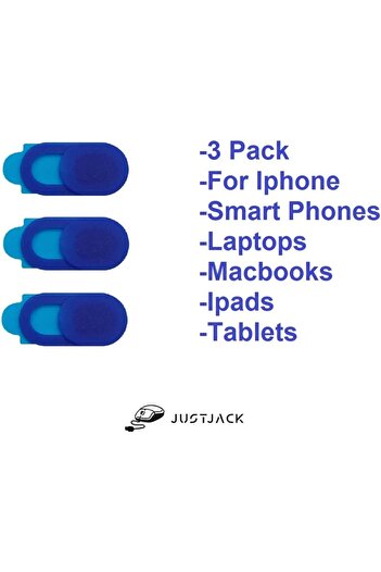 Generic 3 Parça Gizlilik Koruma Kameralık Kapatma Seti - Laptop, Tablet ve Akıllı Telefonlar Için